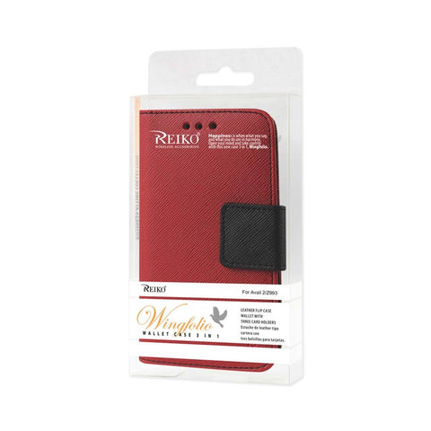 Reiko Zte Prelude 3-in-1 Wallet Case In Red