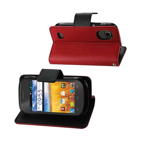 Reiko Zte Prelude 3-in-1 Wallet Case In Red