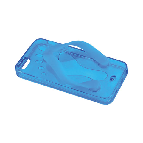Reiko Iphone Se/ 5s/ 5 Silicone Slipper Sandal Case In Blue