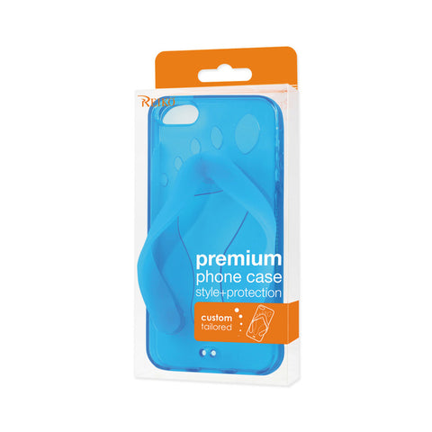 Reiko Iphone Se/ 5s/ 5 Silicone Slipper Sandal Case In Blue