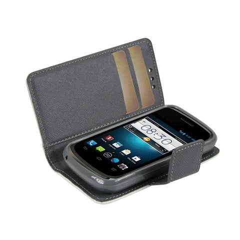 Reiko Zte Prelude 2 3-in-1 Wallet Case In White