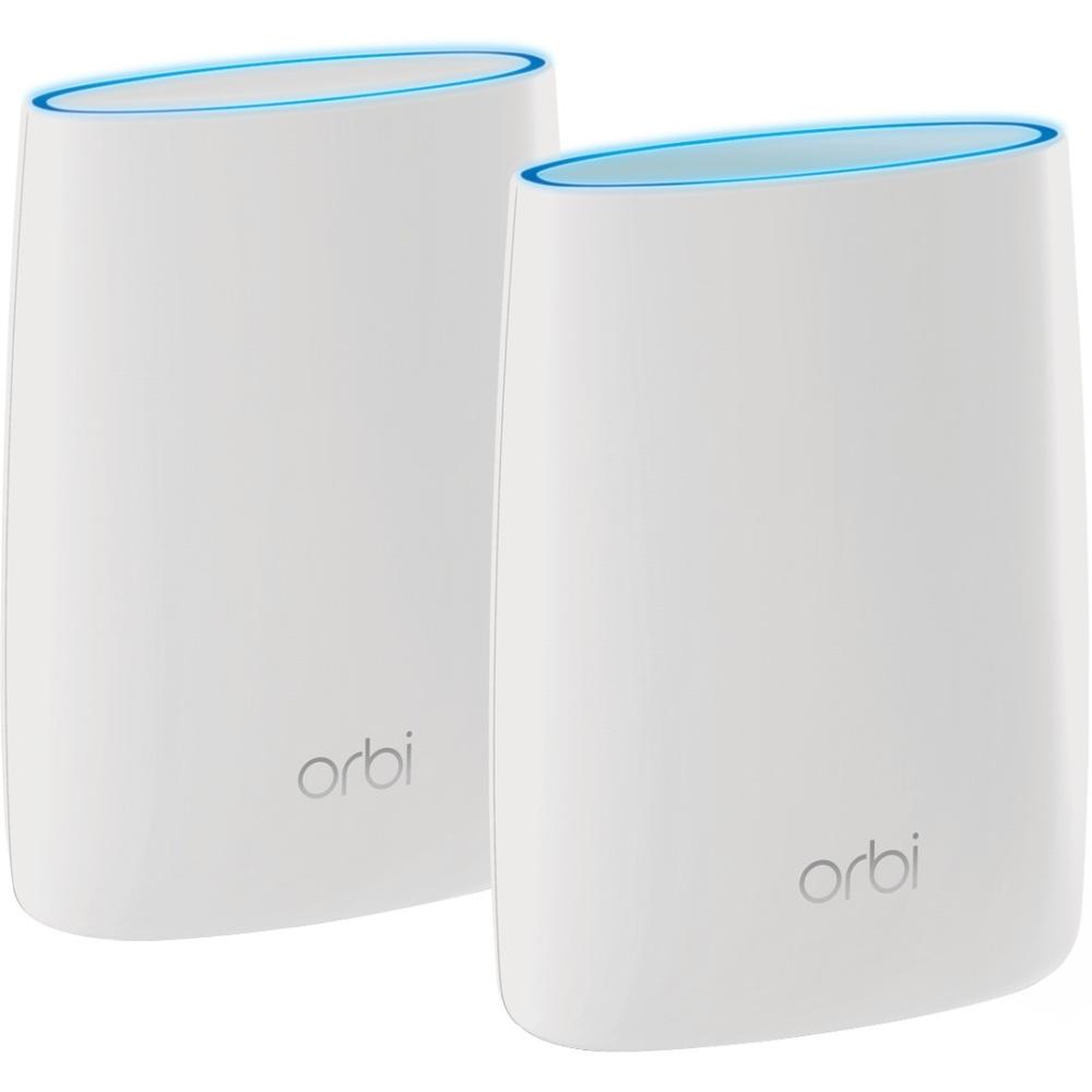 Netgear Orbi Rbk50 Ieee 802.11ac Ethernet Wireless Router - 2.40 Ghz Ism Band - 5 Ghz Unii Band - 6 X Antenna(6 X Internal) - 375 Mb/s Wireless Speed - 3 X Network Port - 1 X Broadband Port - Usb - Gigabit Ethernet - Desktop