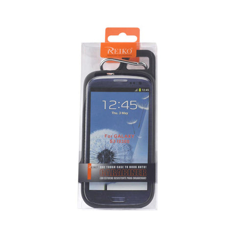 Reiko Samsung Galaxy S3 Dropproof Workout Hybrid Case With Hook In Black
