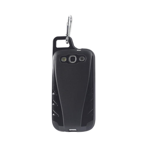 Reiko Samsung Galaxy S3 Dropproof Workout Hybrid Case With Hook In Black