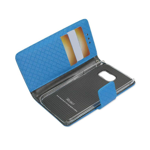 Reiko Samsung Galaxy S6 Braided Wallet Case In Blue