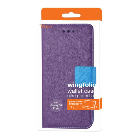 Reiko Samsung Galaxy S8 Edge/ S8 Plus 3-in-1 Wallet Case In Purple