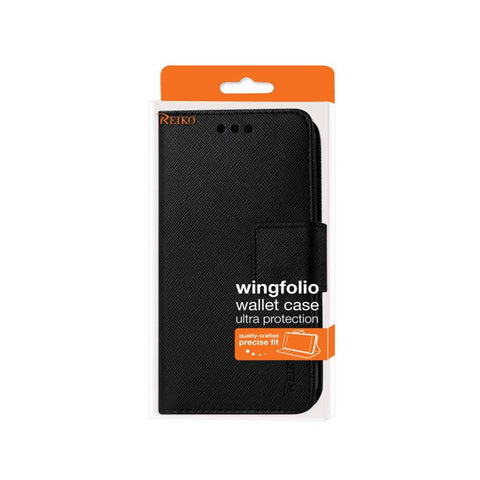 Reiko Zte Warp Elite 3-in-1 Wallet Case In Black