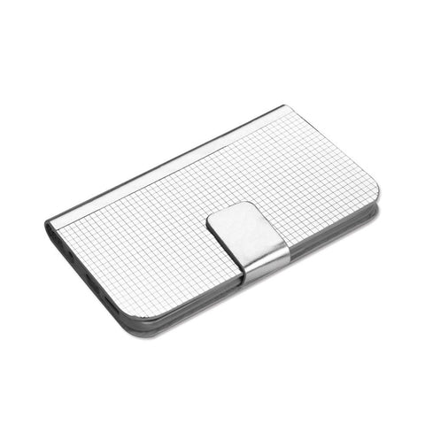 Reiko Samsung Galaxy S6 Gold Chrome Design Wallet Case In Silver
