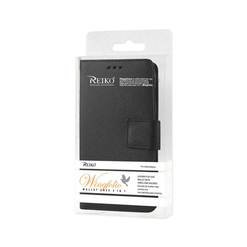 Reiko Zte Max 3-in-1 Wallet Case In Black