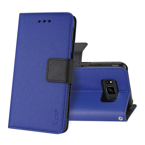 Reiko Samsung Galaxy S8 Active 3-in-1 Wallet Case In Navy