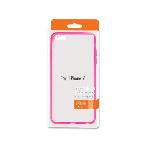 Reiko Iphone 6 Clear Back Frame Bumper Case In Pink