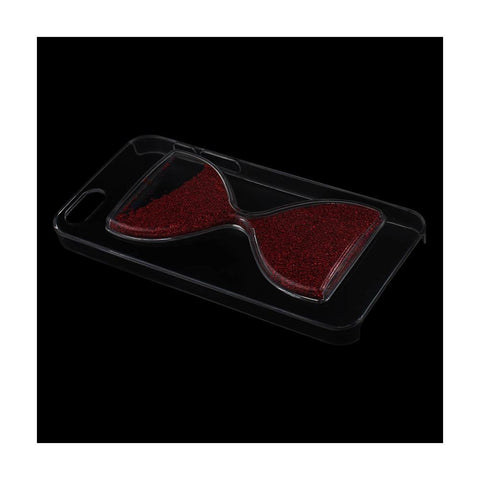 Reiko Iphone Se/ 5s/ 5 3d Sand Clock Clear Case In Red