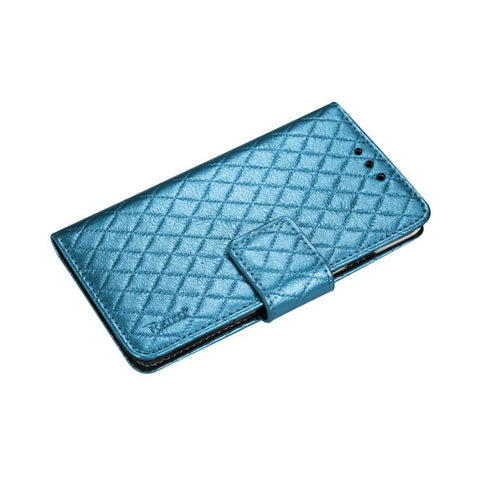Reiko Iphone 6 Plus Rhombus Wallet Case In Blue