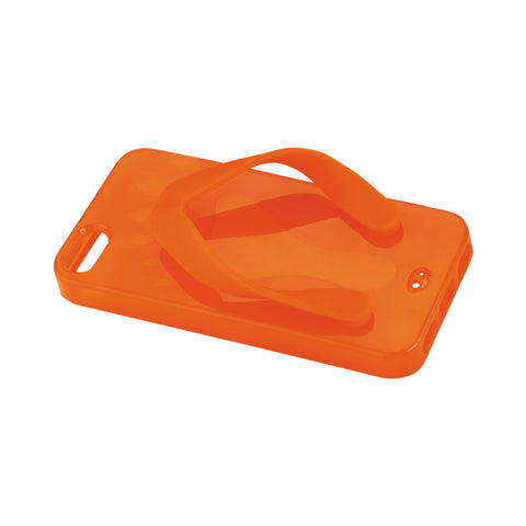 Reiko Iphone Se/ 5s/ 5 Silicone Slipper Sandal Case In Orange