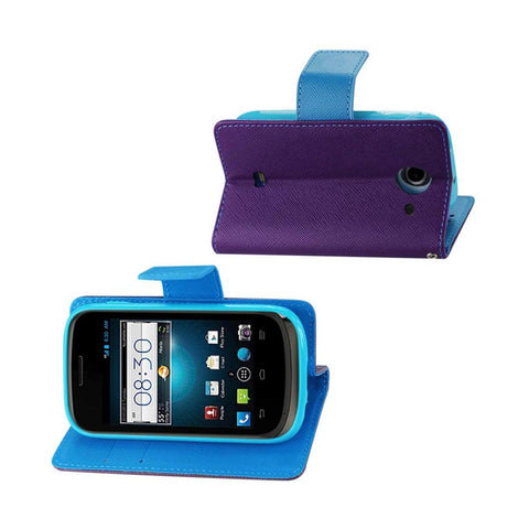 Reiko Zte Prelude 2 3-in-1 Wallet Case In Purple