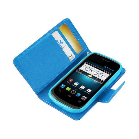 Reiko Zte Prelude 2 3-in-1 Wallet Case In Purple