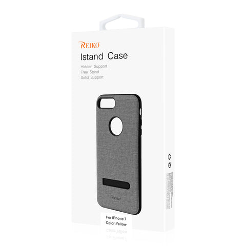 Reiko Iphone 7/ 8 Denim Texture Tpu Protector Cover In Yellow