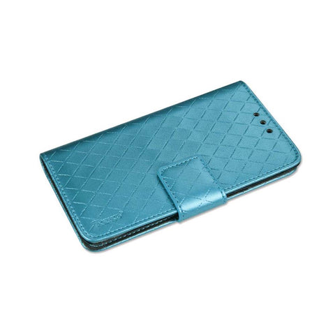 Reiko Samsung Galaxy S5 Rhombus Wallet Case In Blue