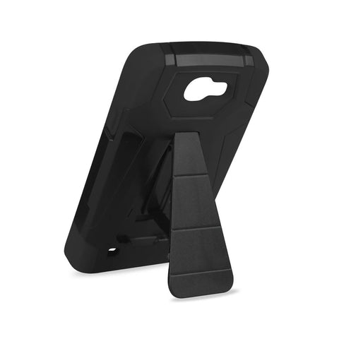 Reiko Lg Spree Hybrid Heavy Duty Case With Kickstand In Black