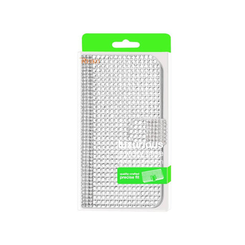 Reiko Zte Overture 2 Jewelry Diamond Rhinestone Wallet Case In Silver