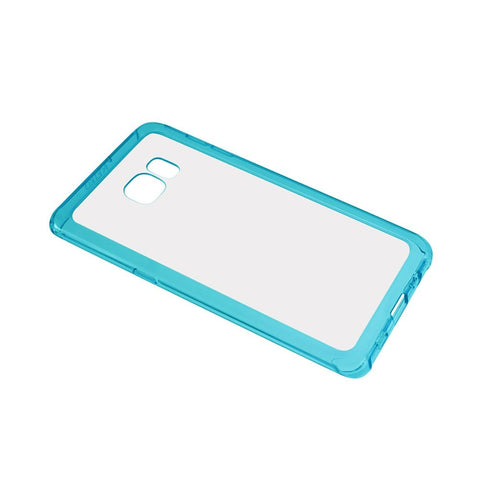 Reiko Samsung Galaxy S6 Edge Plus Clear Bumper Case With Air Cushion Protection In Clear Navy
