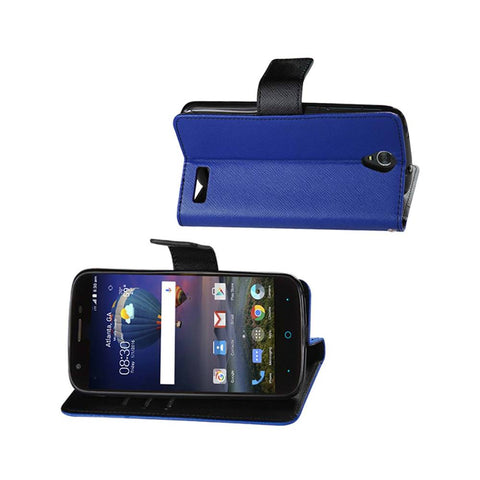 Reiko Zte Grand X3 3-in-1 Wallet Case In Navy