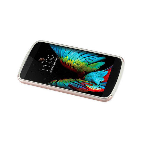 Reiko Lg K10 Solid Armor Dual Layer Protective Case In Rose Gold