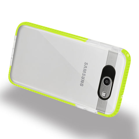 Reiko Samsung Galaxy J7 V (2017) Soft Transparent Tpu Case In Clear Green