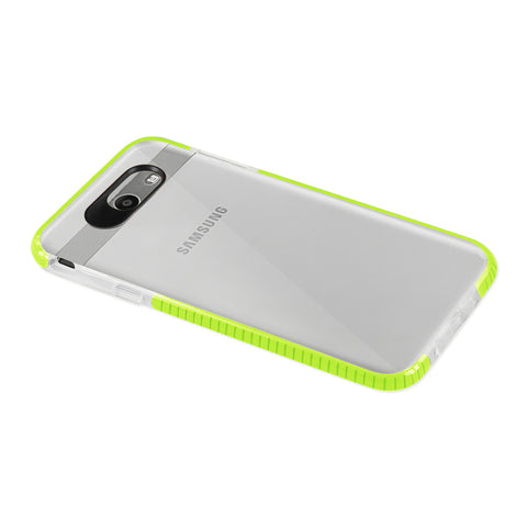 Reiko Samsung Galaxy J7 V (2017) Soft Transparent Tpu Case In Clear Green