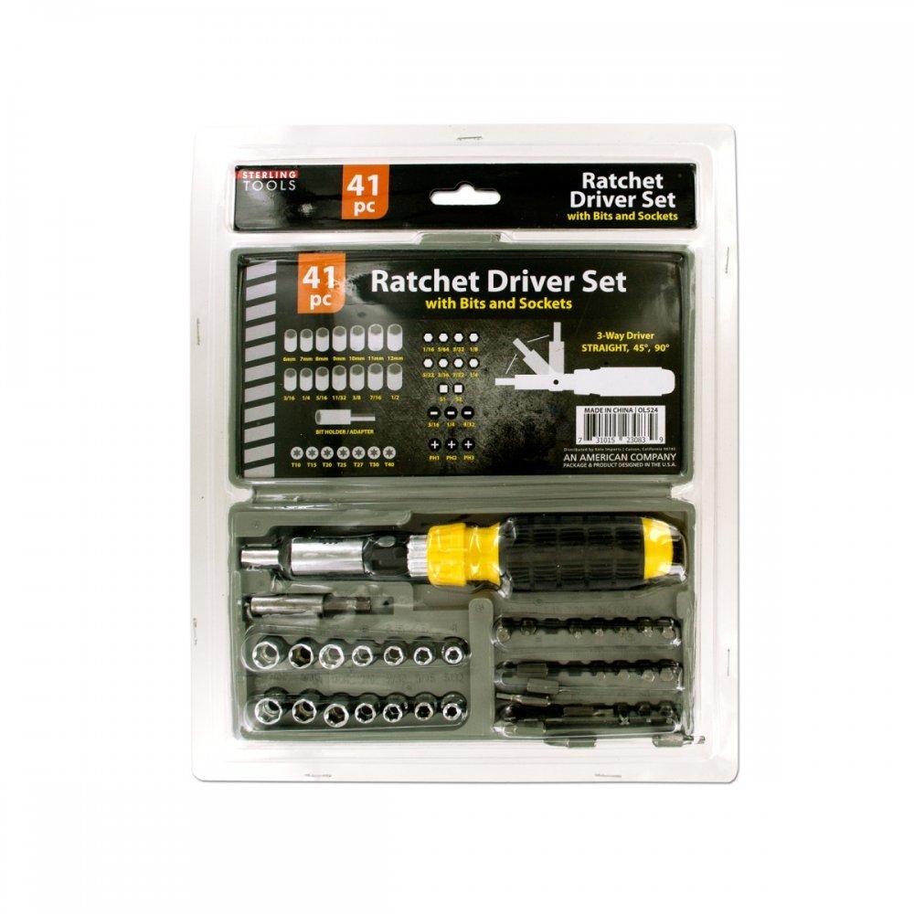 Ratchet Driver Set With Carrying Case Ol524