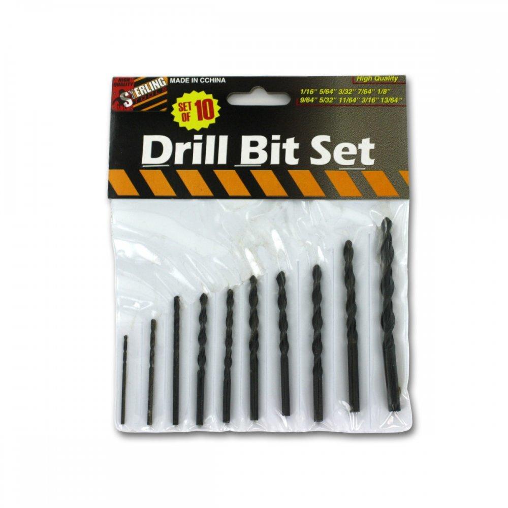 10 Pack Drill Bit Set Dt001