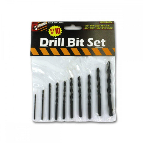 10 Pack Drill Bit Set Dt001