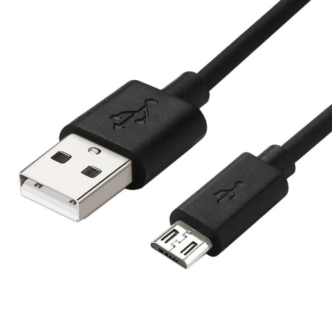 Reiko 30pcs Tangle Free Android Phones Micro Usb 2.0 Data Cable 3.3 Feet In Black