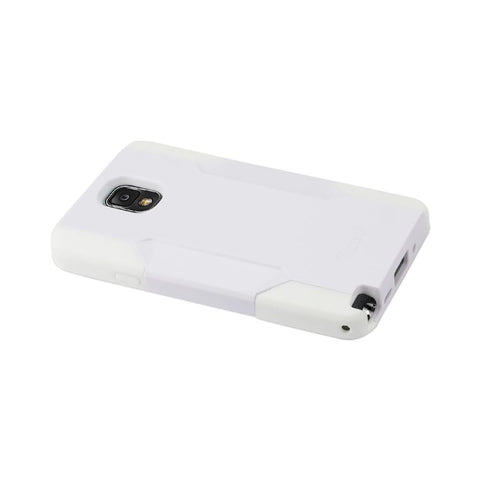 Reiko Samsung Galaxy Note 3 Hybrid Heavy Duty Case In White