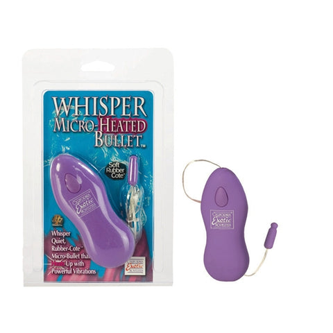 Whisper Micro Heated Bullet Vibrator Purple