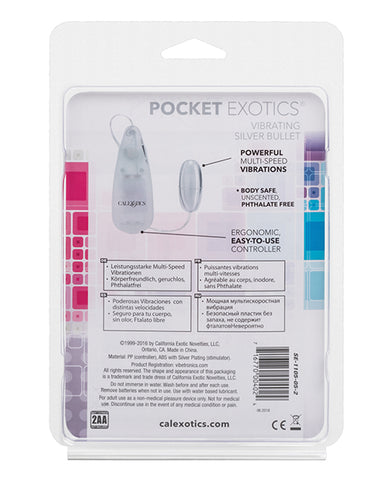 Pocket Exotics Silver Bullet Vibrator