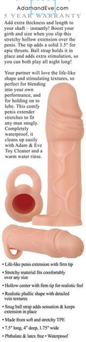 Adam & Eve True Feel Extension Xl