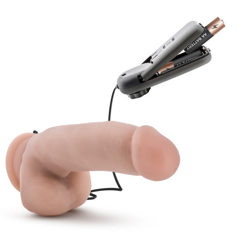 Loverboy The Quaterback Vibrating 7 Realistic Cock Vanilla"
