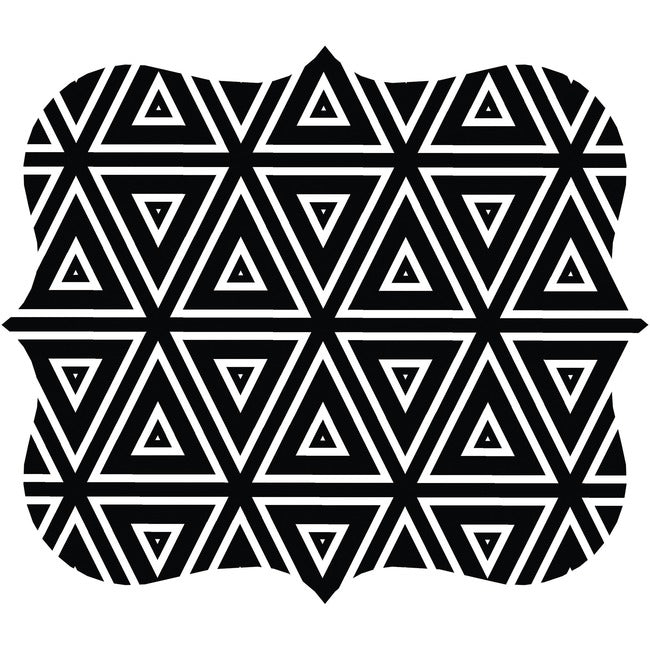 Fellowes Designer Mouse Pad - Geometric Triangles