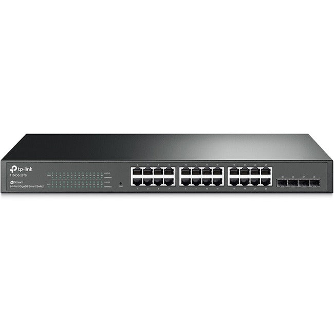 TP-Link JetStream 24-Port Gigabit Smart Switch with 4 SFP Slots