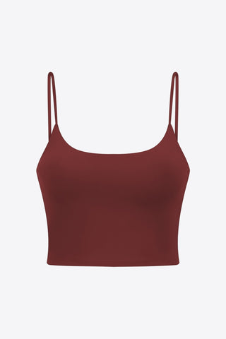 Feel Like Skin Scoop Neck Sports Cami