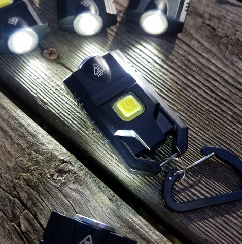 Night Shield - Rechargeable, 300 Lumen, Keychain LED