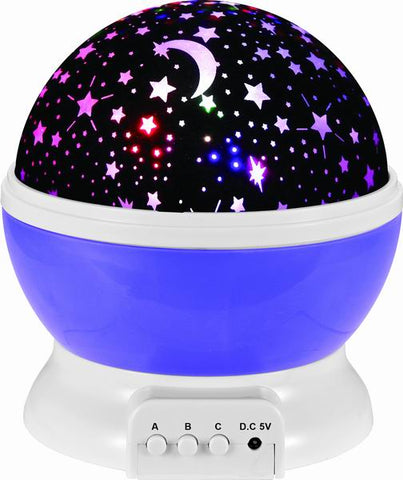 Night Light Projection Lamp (Purple)