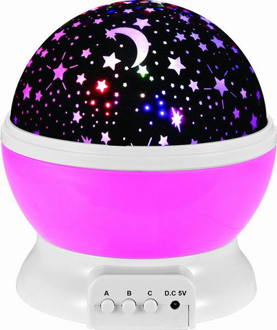 Night Light Projection Lamp (Pink)