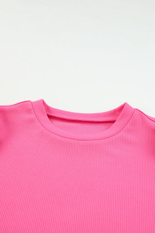 Round Neck Puff Sleeve Top