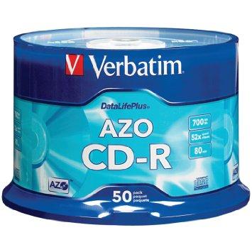 Verbatim 700mb 80-minute 52x Datalifeplus Cd-rs&#44; Branded 50-ct Spindle Vtm94523