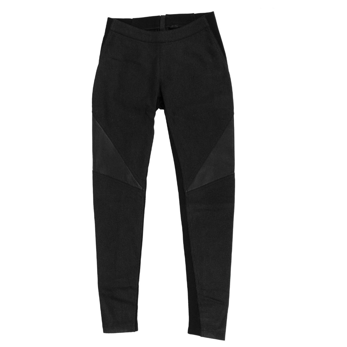 Black Denim Stretch Leggings