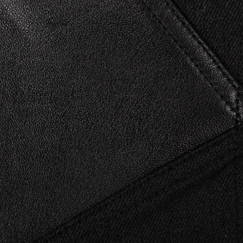 Black Denim Stretch Leggings