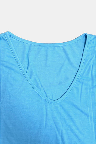 V-Neck Long Sleeve T-Shirt