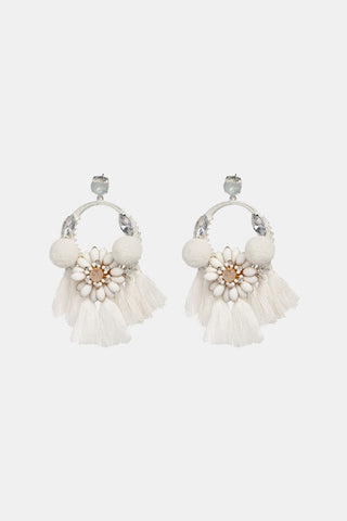 Tassel Detail Dangle Earrings